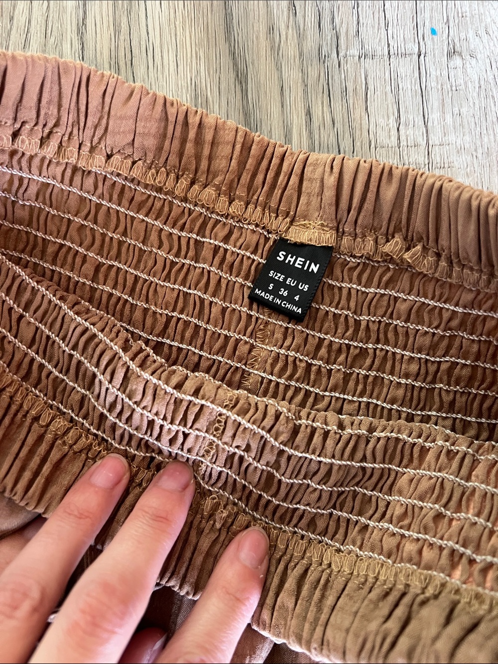 Shein Women's High Waist Rust/Brown Shorts - Picture 4 of 5